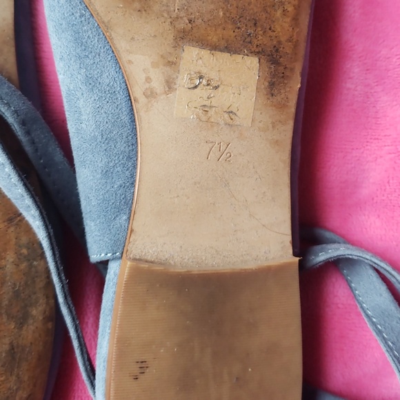 Madewell April Ankle Strap Suade Flats 7.5 - Picture 8 of 8